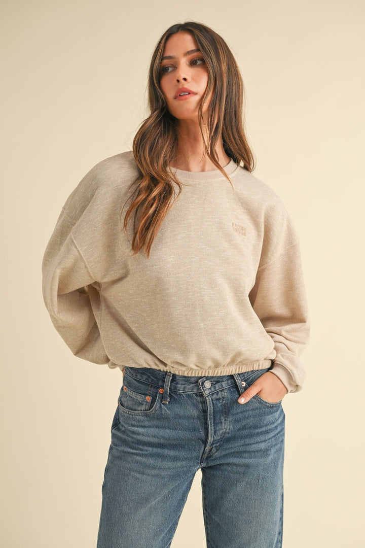 Malibu Vintage Sweater In Taupe