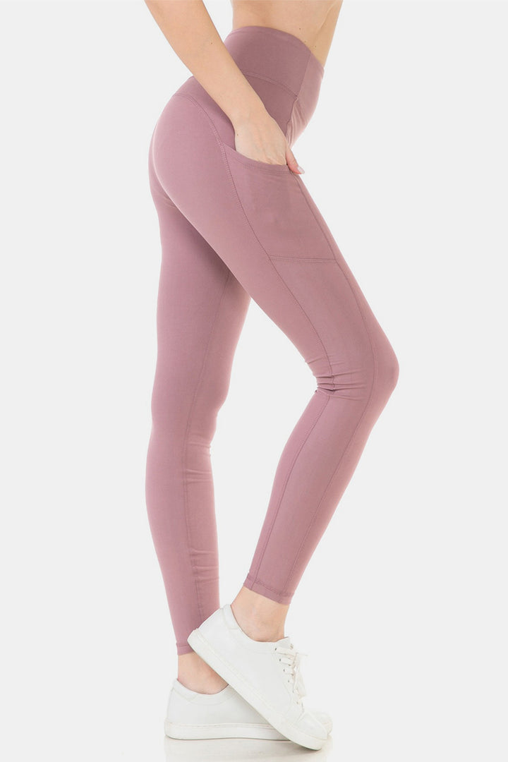 High Waist Leggings In Lunar Rock