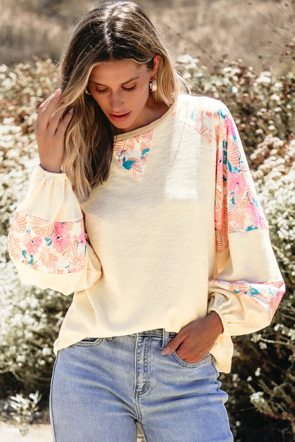 The Malibu Balloon Sleeve Blouse