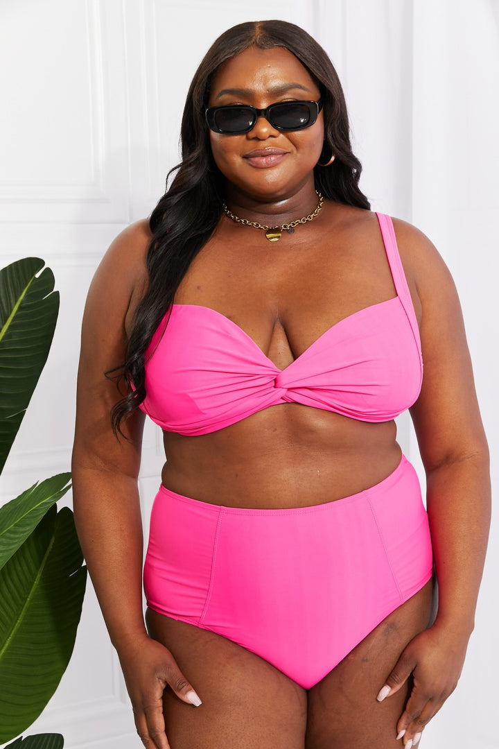 High-Rise Bikini in Pink