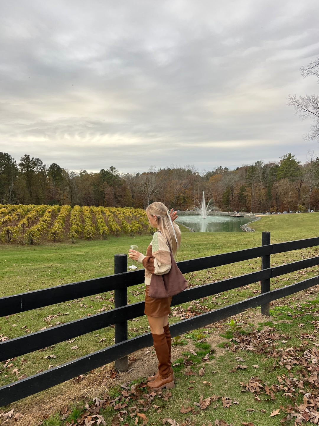 Block Button Down Sweater in Oatmeal