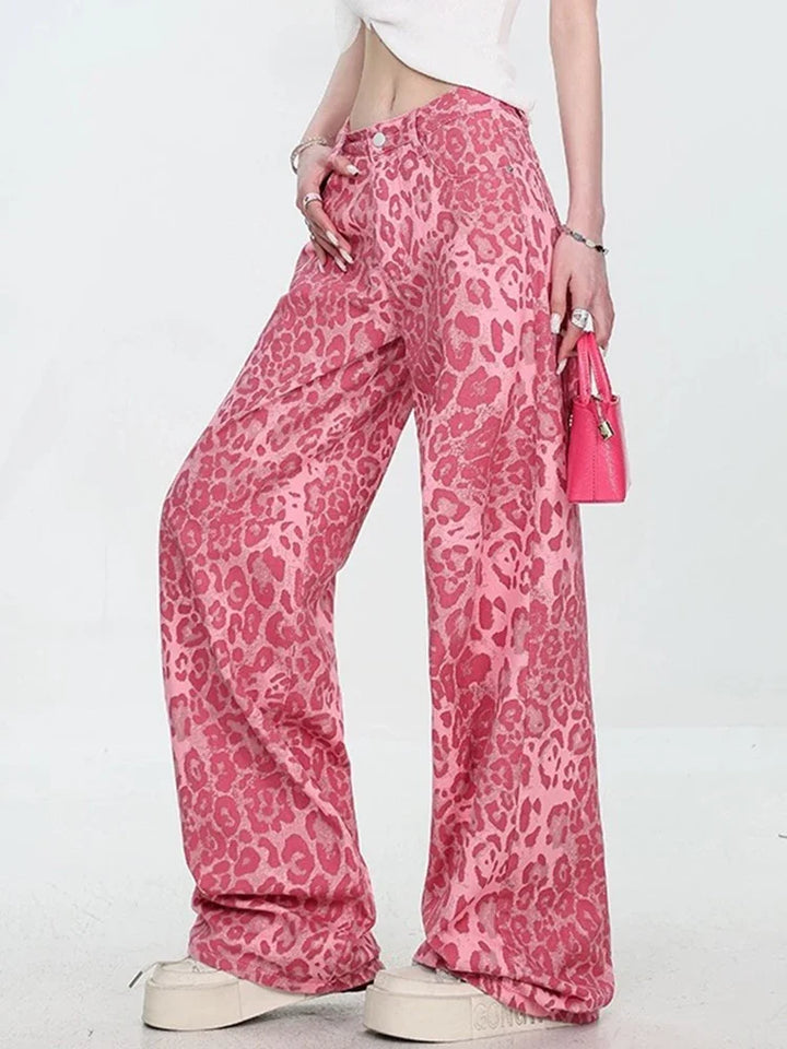 Street Style Leopard Printed Pants