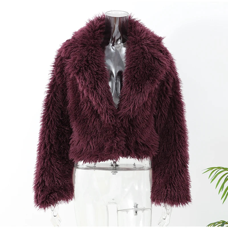 Fluffy Faux Fur Jacket