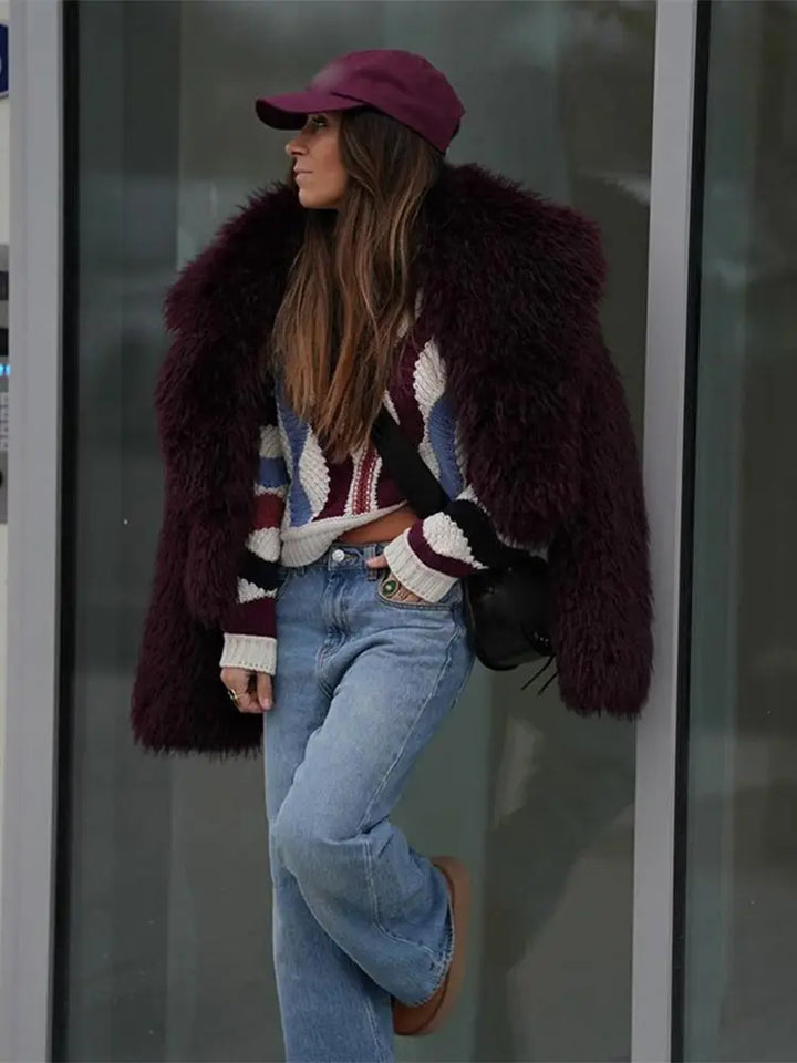 Fluffy Faux Fur Jacket