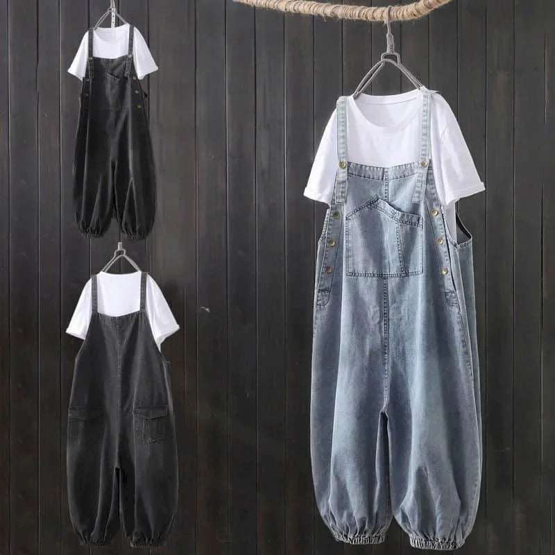 Denim Oversized Jumpsuit