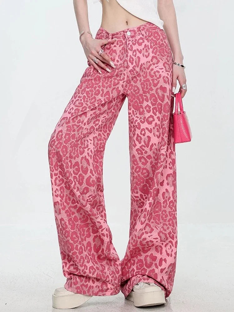 Street Style Leopard Printed Pants