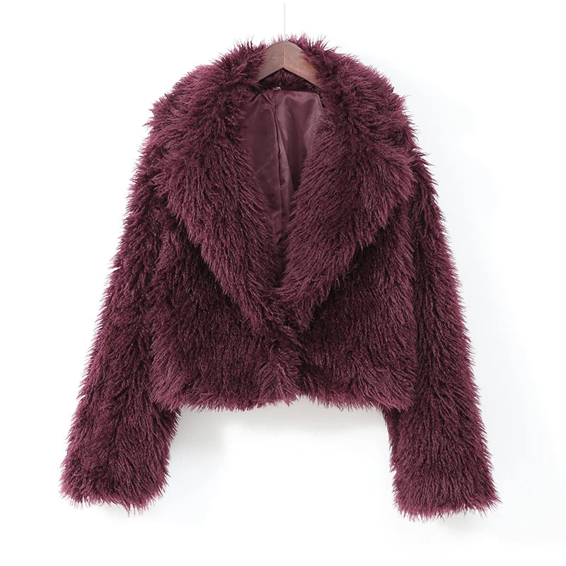 Fluffy Faux Fur Jacket