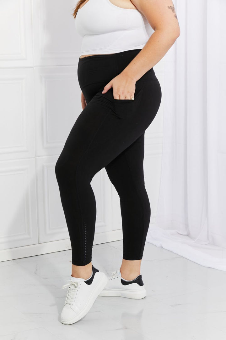 Strengthen and Lengthen Active Leggings In Black