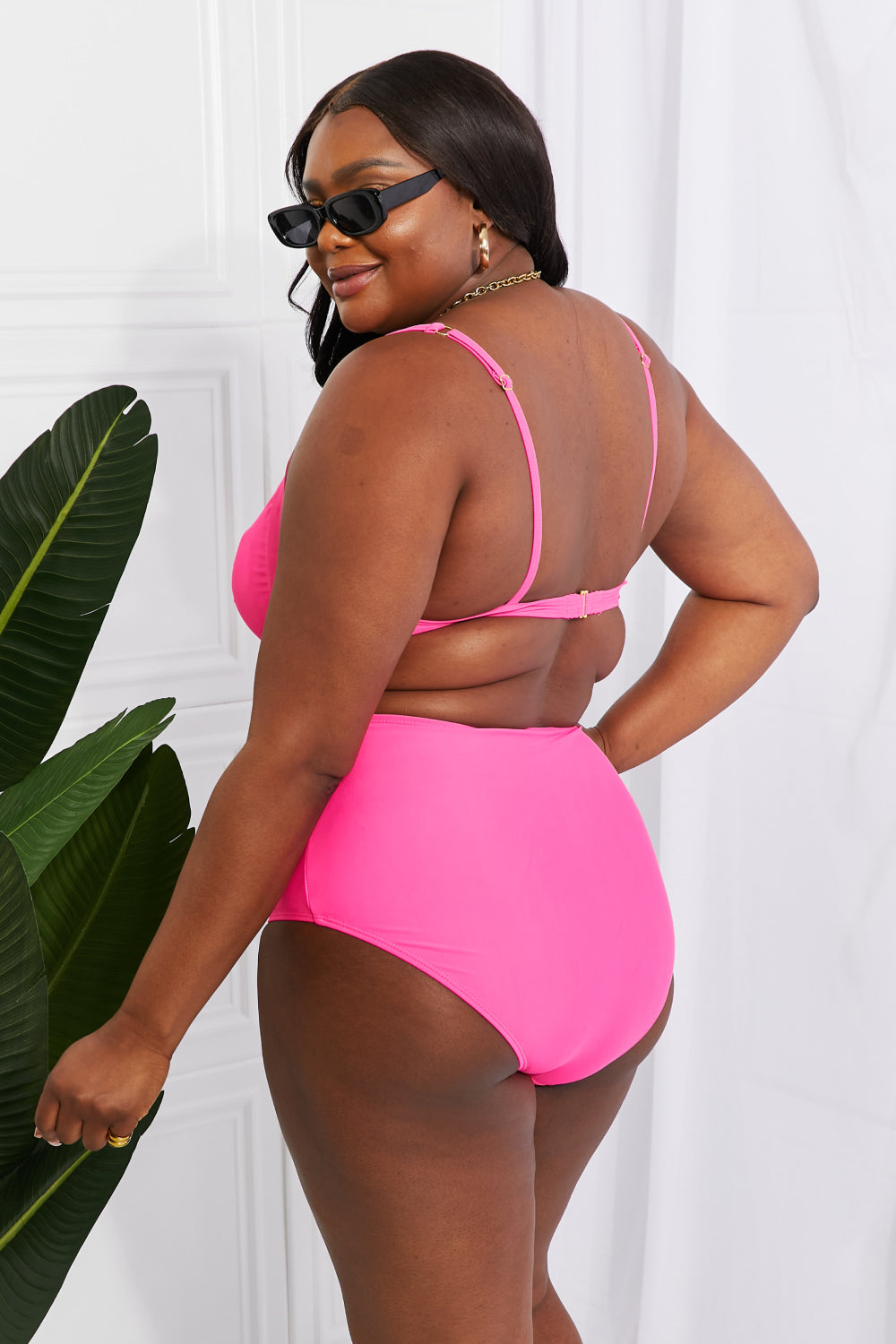 High-Rise Bikini in Pink