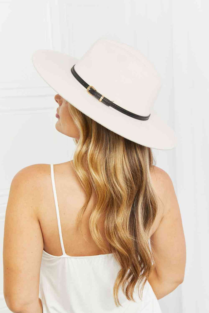 Keep It Classy Fedora Hat in Beige