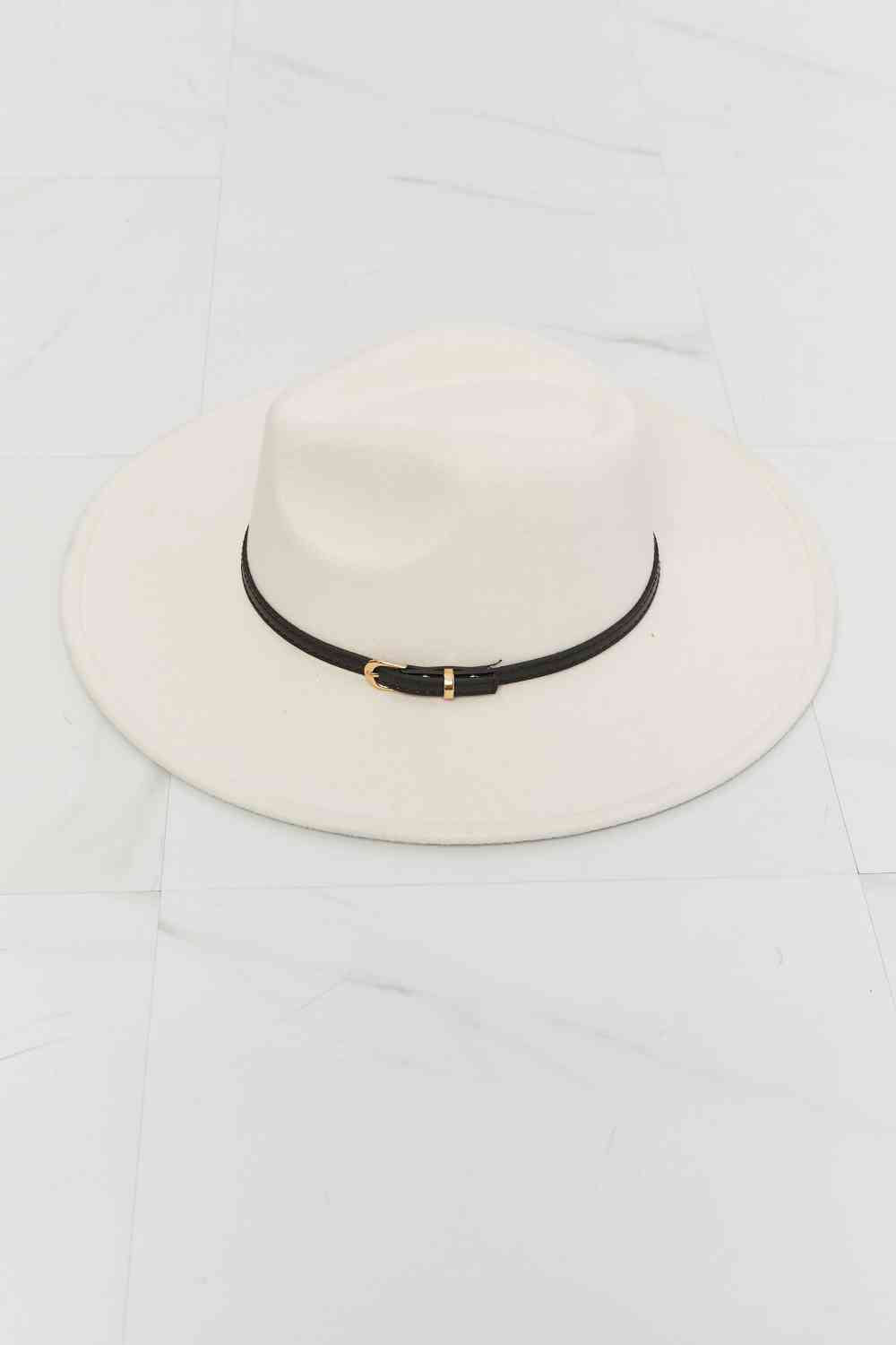 Keep It Classy Fedora Hat in Beige