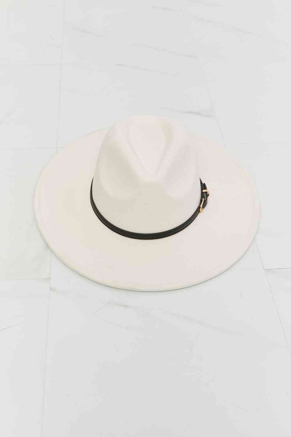 Keep It Classy Fedora Hat in Beige