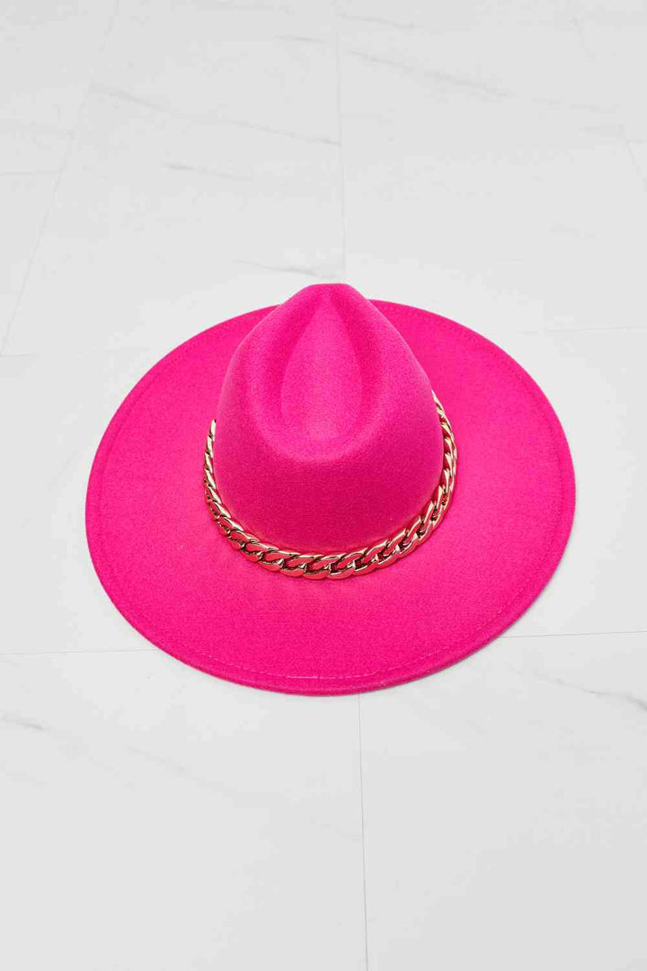 Keep Your Promise Fedora Hat in Pink